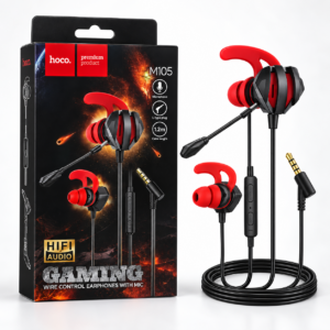 HOCO M105 Wired Gaming Earphones with Microphone